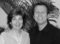 Ellen Rook with Dr Farthing