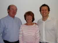 John Mulhall with Dr Christian Farthing